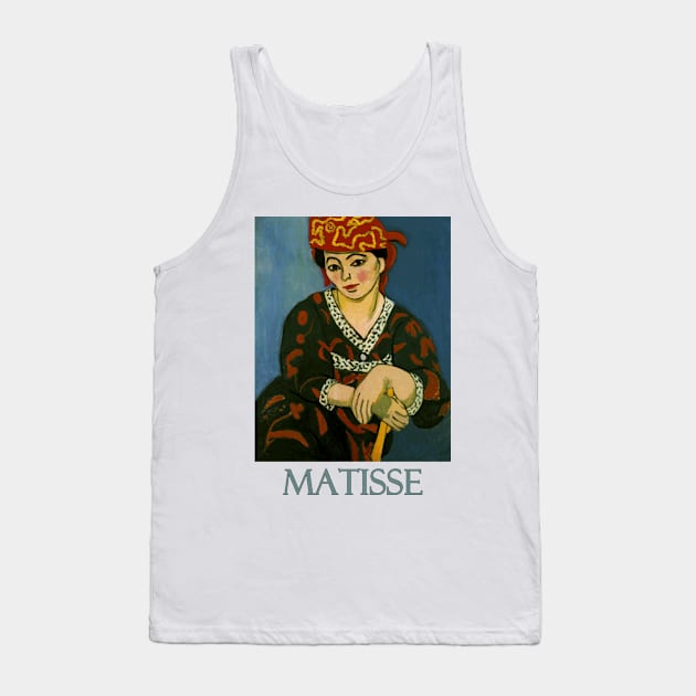 The Red Madras by Henri Matisse Tank Top by Naves